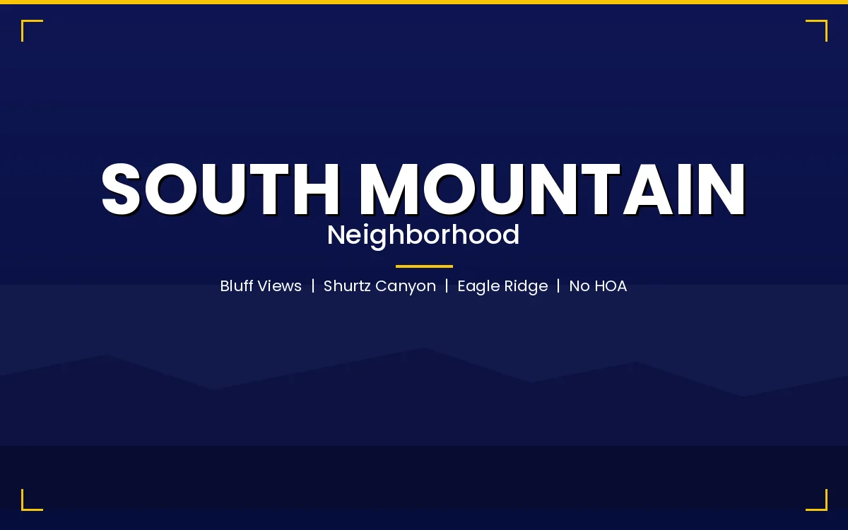 South Mountain neighborhood in Cedar City with bluff views above Shurtz Canyon including Eagle Ridge and Talon Pointe