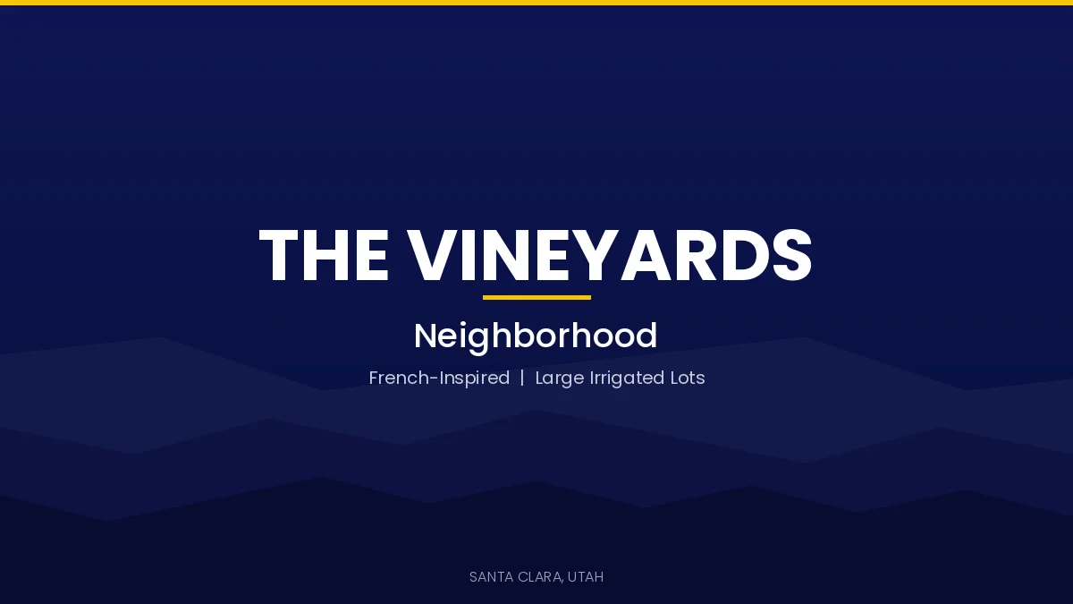 The Vineyards French-inspired custom homes in Santa Clara Utah